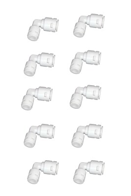 10 Adet Su Arıtma Filtre Bağlantı Dirseği (QUICK - HIZLI BAĞLANTI) 1/4