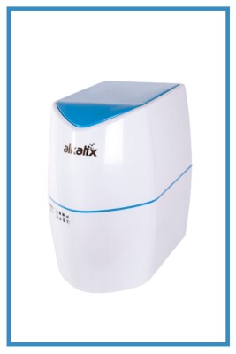 13 Aşamalı Kapalı Kasa Premium Compact Pompasız Mineralli 8 Litre Mavi Su Arıtma Cihazı - alkalix