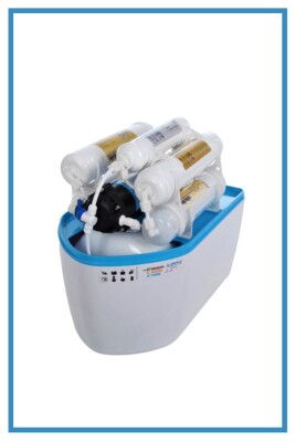 13 Aşamalı Kapalı Kasa Premium Compact Pompasız Mineralli 8 Litre Mavi Su Arıtma Cihazı - 2