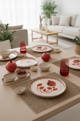 14 Parça 6 Kişilik Kahvaltı Takımı Ottoman Elegance - Kütahya Porselen