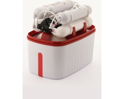 5 Aşamalı MOTORLU 8 Litre Çelik Tanklı Kapalı Kasa Su Arıtma Cihazı - 3