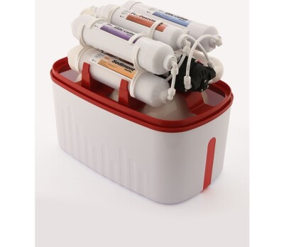 5 Aşamalı MOTORLU 8 Litre Çelik Tanklı Kapalı Kasa Su Arıtma Cihazı - 5