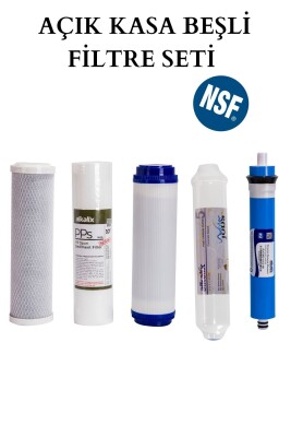 Açık Kasa Su Arıtma Cihazı Beşli Filtre Seti / Nsf Sertifikalı - water jobs
