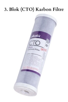 Açık Kasa Su Arıtma Cihazı Dörtlü Filtre Seti / Nsf Sertifikalı / Bağlantı Parçaları - 4