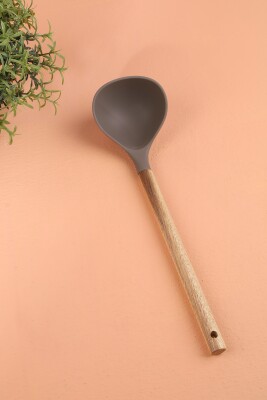 Ahşap Saplı Silikon Kepçe - MTM Home