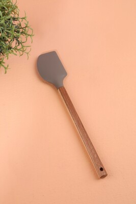 Ahşap Saplı Silikon Spatula Kaşık - MTM Home
