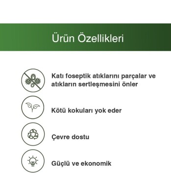 Biowave Foseptik Tanklar Koku ve Atık Giderici - 5 lt - 3