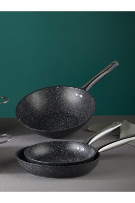 Black Line Granit Döküm 20 Cm Tava Siyah - 2