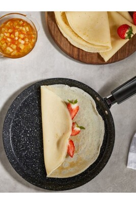 Black Line Krep Tava 24cm Siyah - FALEZ