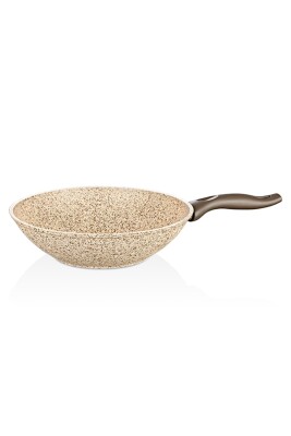 Creamy 28 Cm Granit Wok Tava - 2