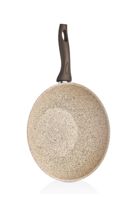 Creamy 28 Cm Granit Wok Tava - 3