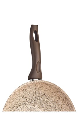 Creamy 28 Cm Granit Wok Tava - 5