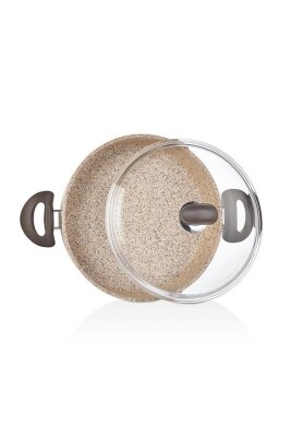 Creamy Granit 22 cm Karnıyarık Basık Tencere - 3