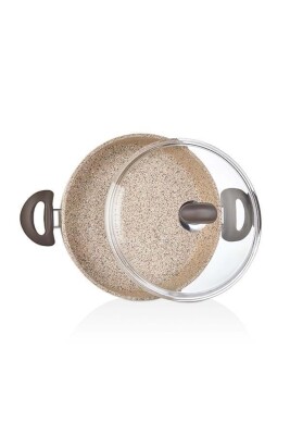 Creamy Granit 24 cm Karnıyarık Basık Tencere - 3