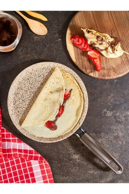 Creamy Granit 24 Cm Krep Tavası - FALEZ