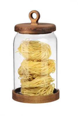 Nora 1850 ml Akasya Kapaklı Saklama Kabı - 2