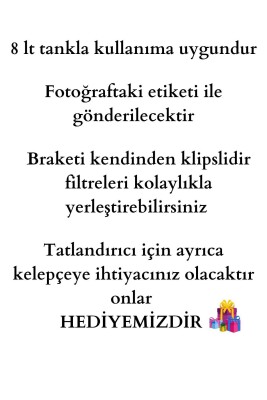 Su Arıtma Cihazı Boş Kasası 8lt Kapasiteli Cihazlara Uyumlu/ GRİ - 6