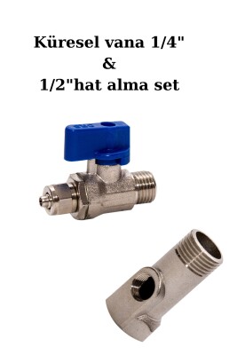 Su Arıtma Cihazı Küresel Vana ve 1/2 Hat Alma Aparatı - water jobs