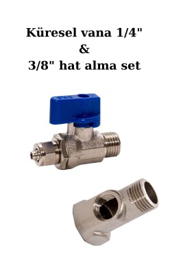 Su Arıtma Cihazı Küresel Vana ve 3/8 Hat Alma Aparatı - water jobs